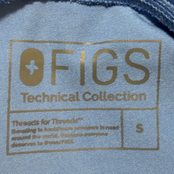 Figs Blue Track Pants & Joggers - Picture 4 of 5